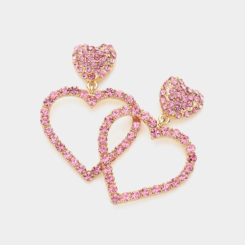 Falling in Love Heart Dangle Earrings | 3 Colors
