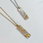 Alabaster Pearl Necklace | Gold or Silver
