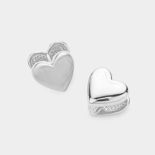 Heart Earrings | Dangle and Stud