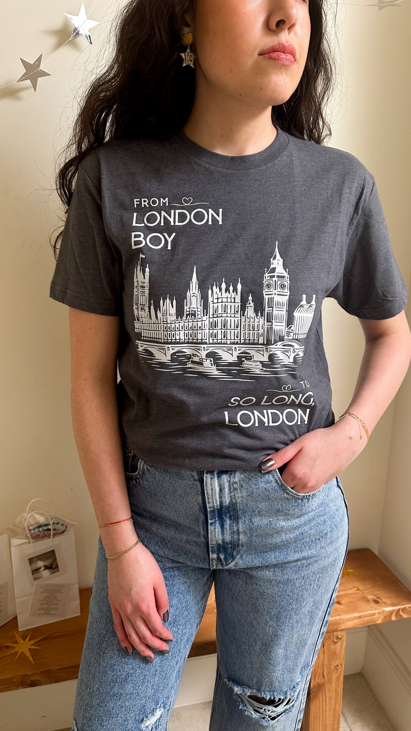 London Boy Charcoal T-shirt