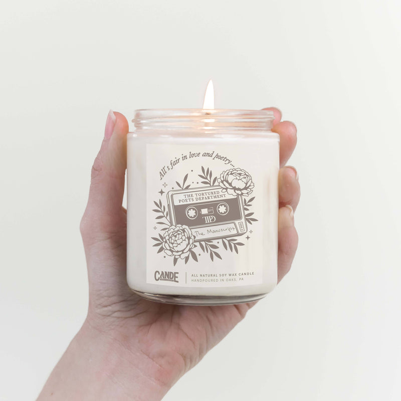 All's Fair in Love & Poetry - Swiftie Candle