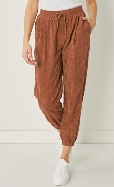 Cinnamon Corduroy Jogger Pants – Rove Jewelry Accessories and Gifts