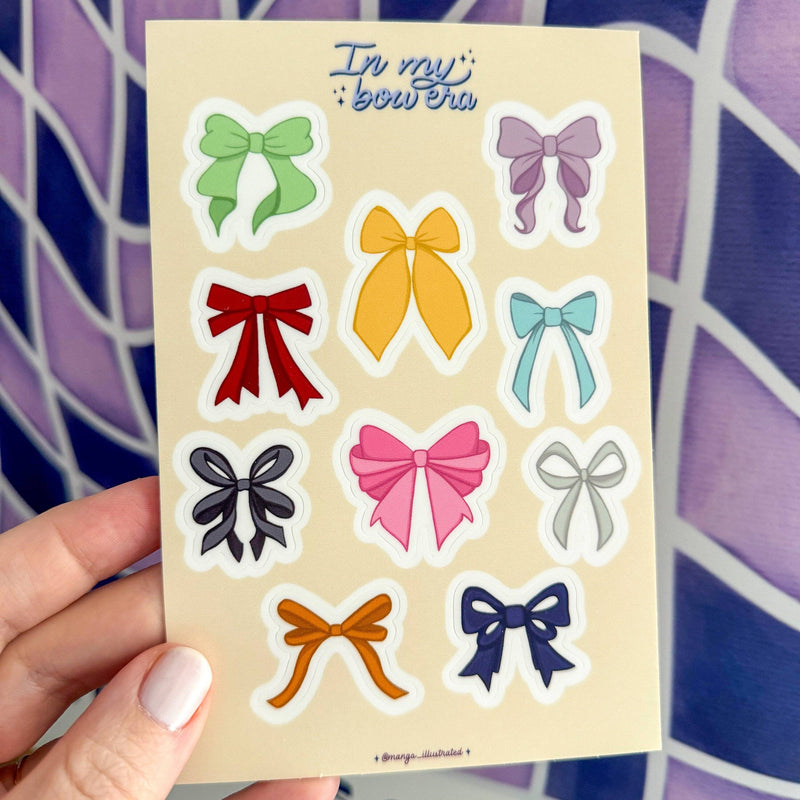 Eras Bows sticker sheet