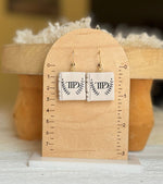 The Tortured Poets Dept Cream Book Earrings