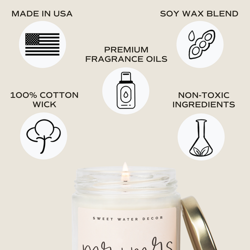 Mr. & Mrs. 9 oz Soy Candle