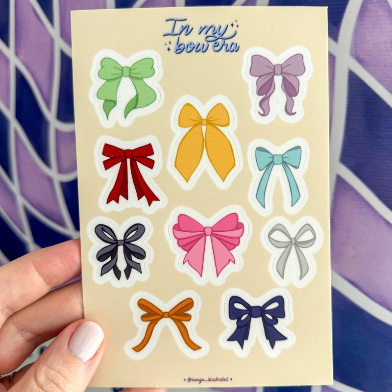 Eras Bows sticker sheet