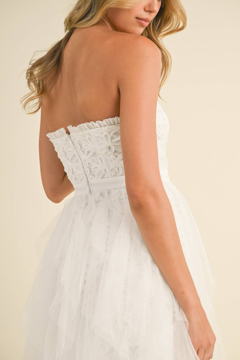 Tulum Cascade White Dress