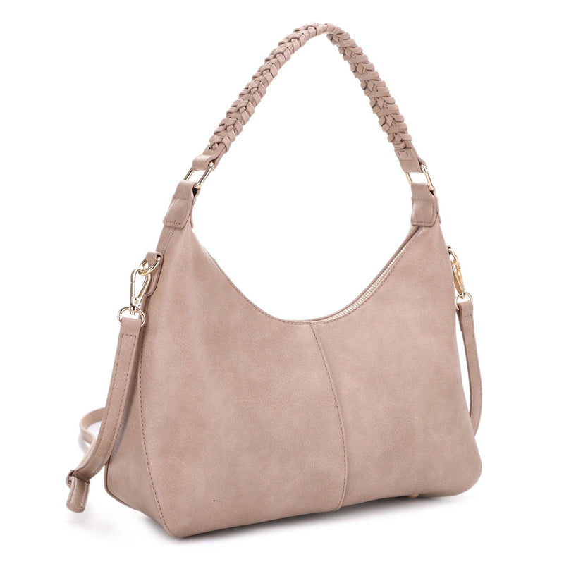 Susan Blush Curved Bag