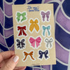 Eras Bows sticker sheet