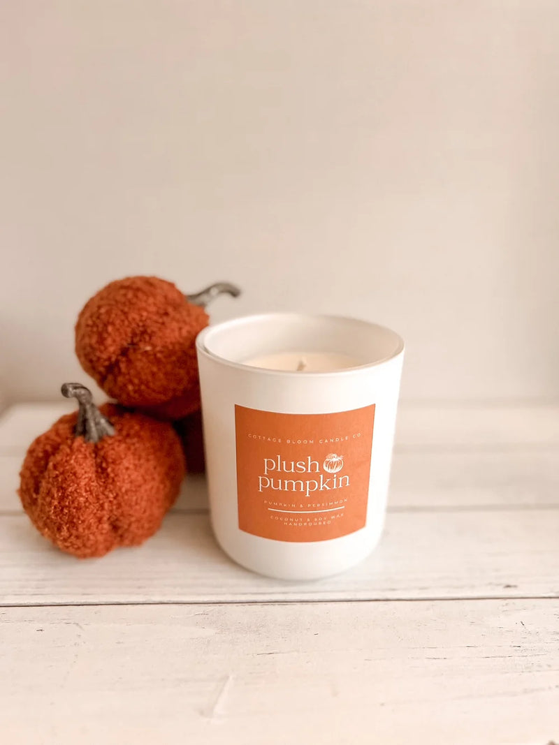 Plush Pumpkin Candle