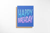 Happy Birthday card - Sparkles