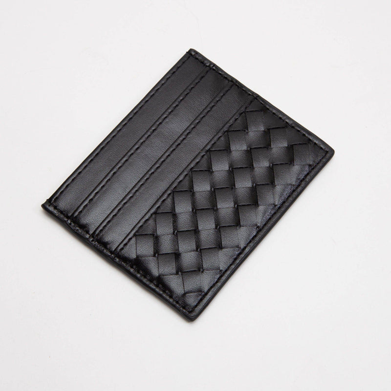 Kori Black Woven Cardholder