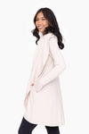 Cream Fleece Lined Open Cardigan