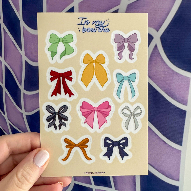 Eras Bows sticker sheet