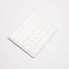 White Kori Woven Cardholder