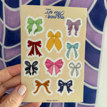 Eras Bows sticker sheet