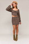 Smocked Leopard Top