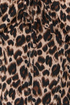 Smocked Leopard Top