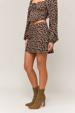 Leopard Print Skirt