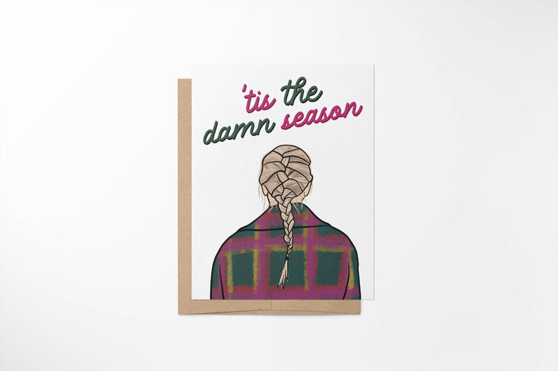 Tis the Damn Season card - Taylor Swift Christmas card