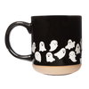 Ghost Pattern Stoneware Coffee Mug