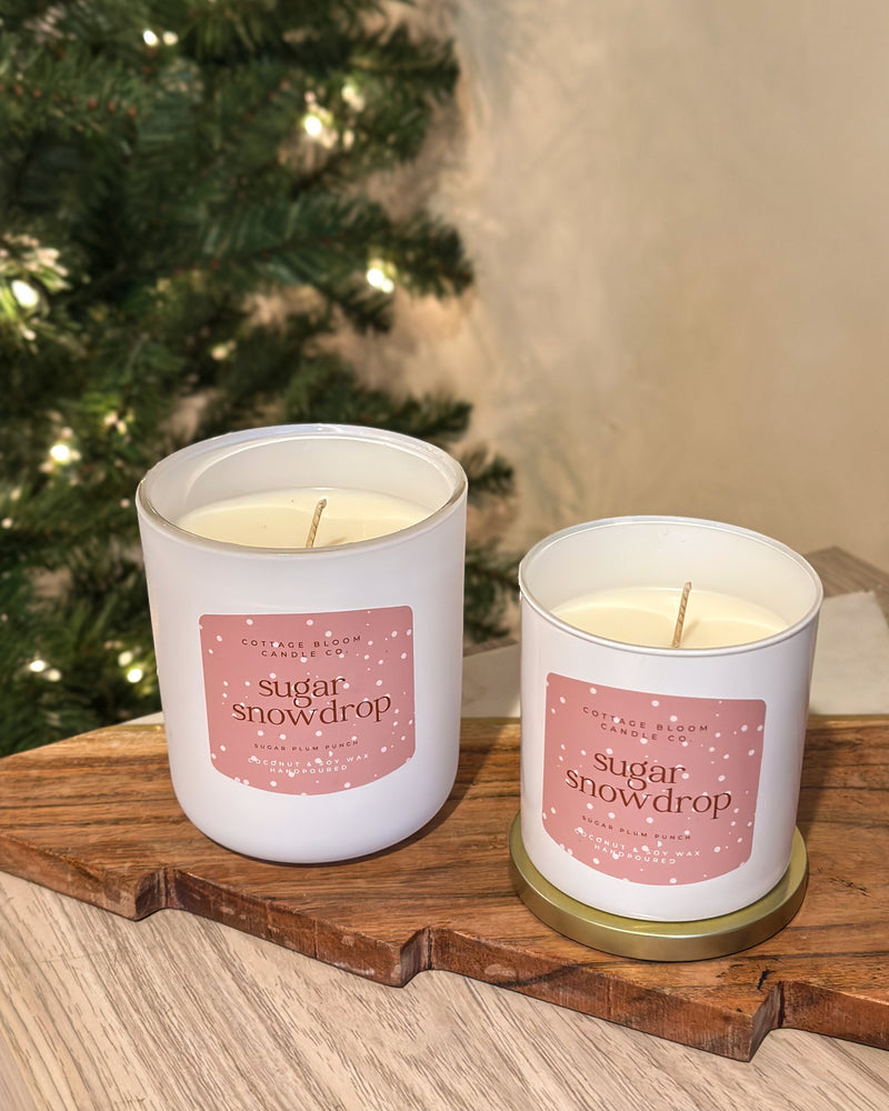 Sugar Snow Drop Candle