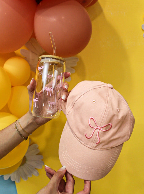 Pink Bow Hat