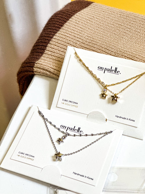 White Card Necklaces - Starlight Collection
