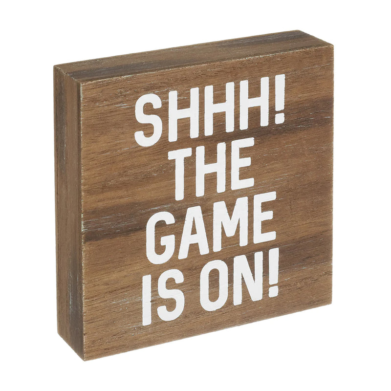 Game Day Wooden Decor Sign