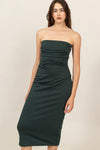 Dark Green Midi Dress