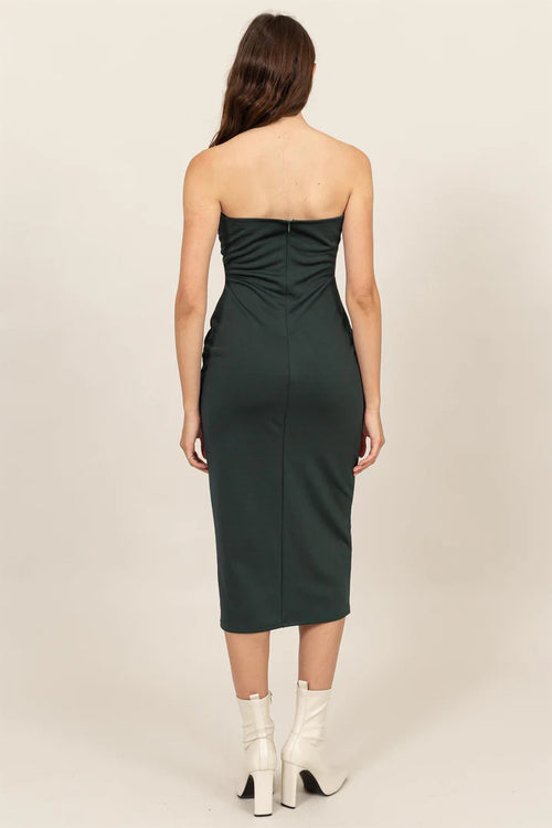 Dark Green Midi Dress