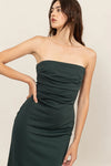 Dark Green Midi Dress