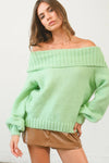 Holly Green OTS Sweater