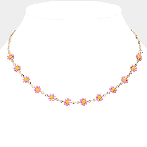 Dainty Flower Necklaces