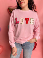 Love Patches Sweatshirt