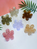 Jelly Flower Claw Clips