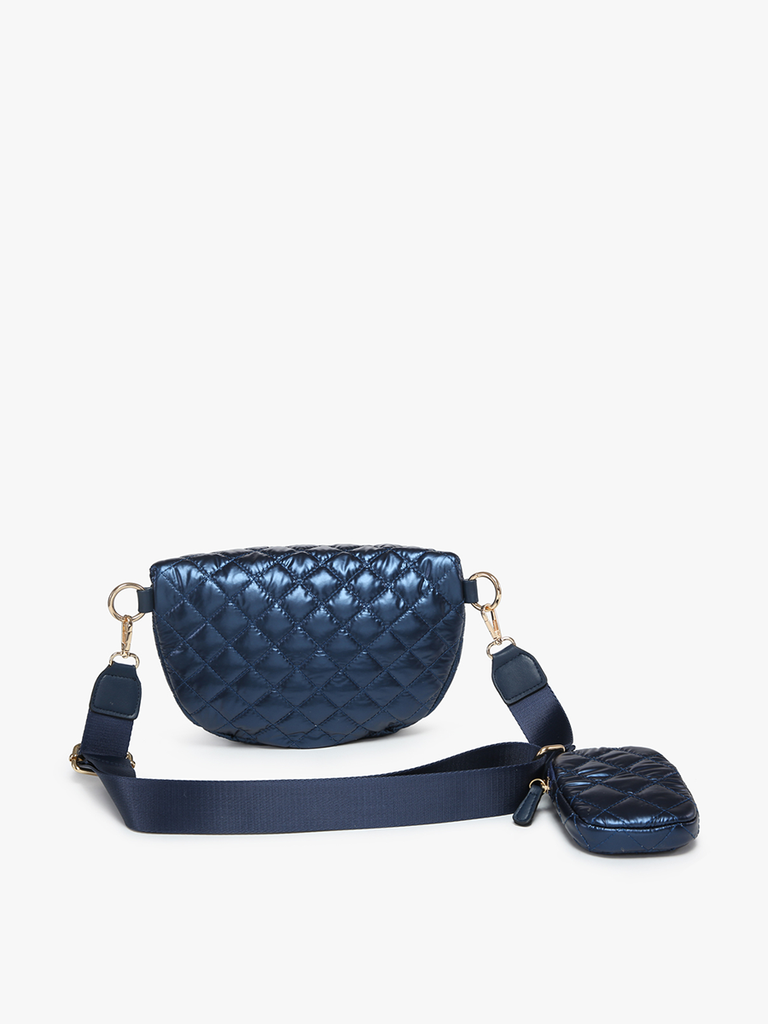 Arianna Quilted Nylon Belt Bag w/ Pouch | 3 Colors