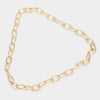 Lily Gold Chain Link Necklace