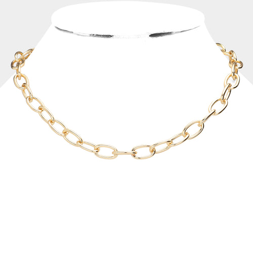 Lily Gold Chain Link Necklace