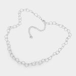 Open Hearts Chain Necklace