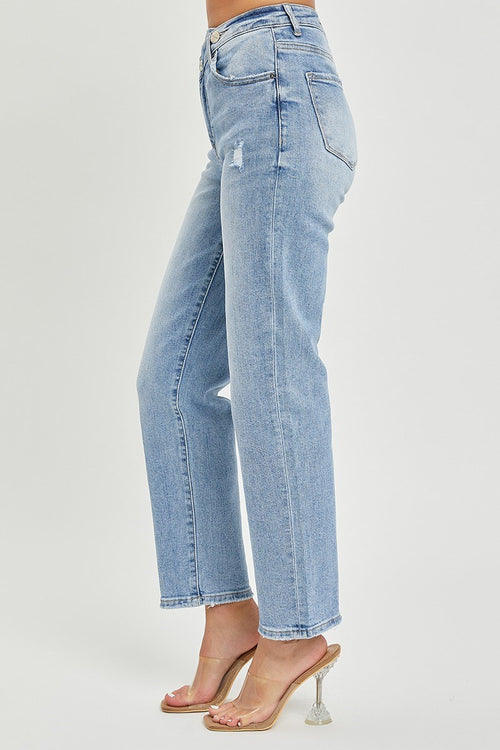 Haley Crossover Tapered Jeans