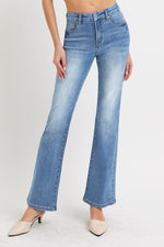 Mid Rise Ankle Bootcut Jeans