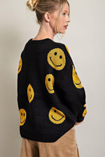 Smiley Black Sweater