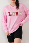 Love Patches Sweatshirt