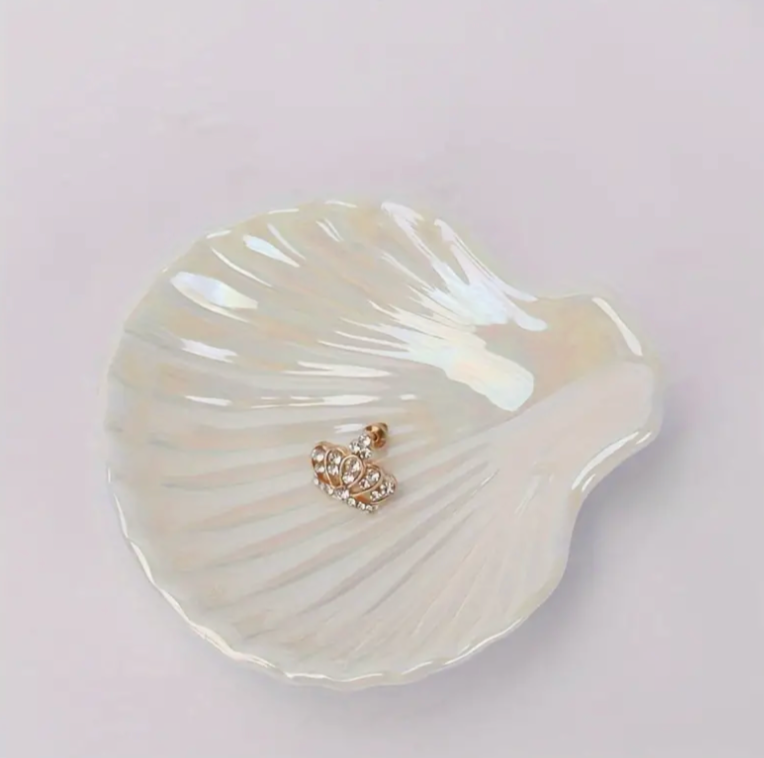 Sea Shell Ceramic Trinket Dish