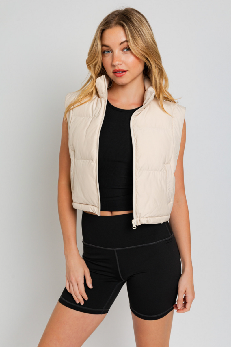 Feeling Neutral Crop Vest