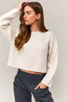 Boat Neck Boxy Sweater