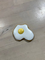 Bacon and Egg Shaped Dog Treat Cookies: Egg