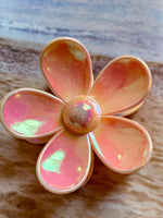 Iridescent Claw Clips | Flower & Square