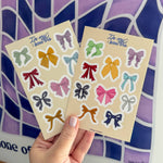 Eras Bows sticker sheet